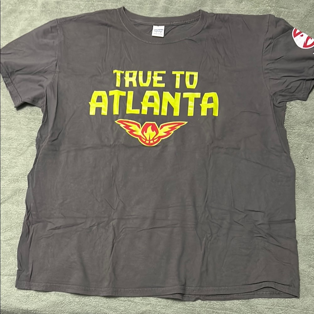 Gray Kids Shirt with Yellow Print